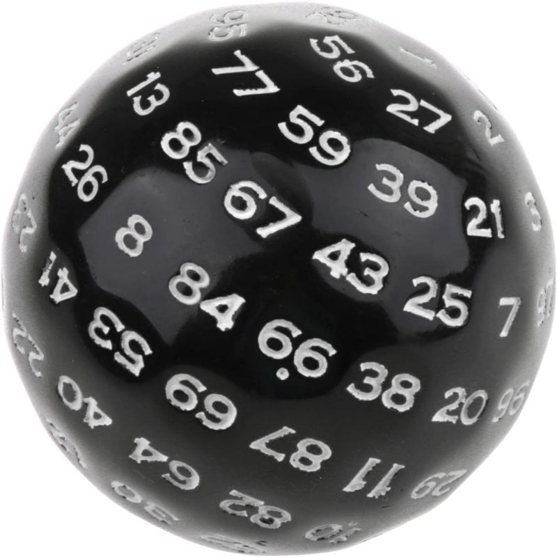 كلاراكو 100 لعبة متعددة الأوجه، لعبة لوحية أكريليك متعددة الجوانب، بيضاء - Image 5