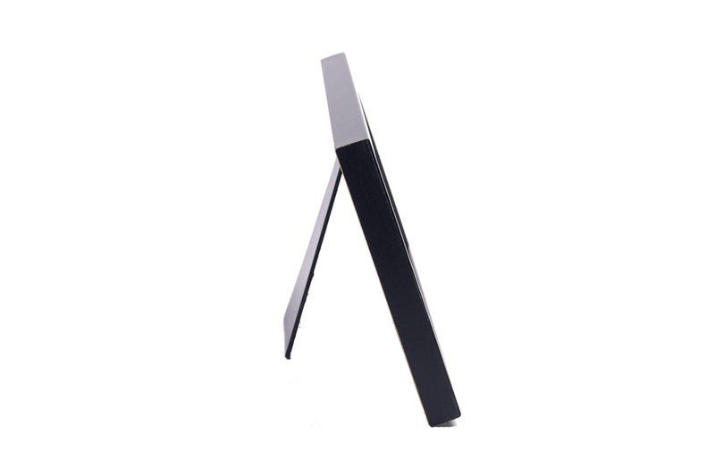 Creative Picture Frames CreativePF [$4x9bk-w] Black First Dollar Frame with White Matting, Easel Stand and Wall Hanger Included - Image 2