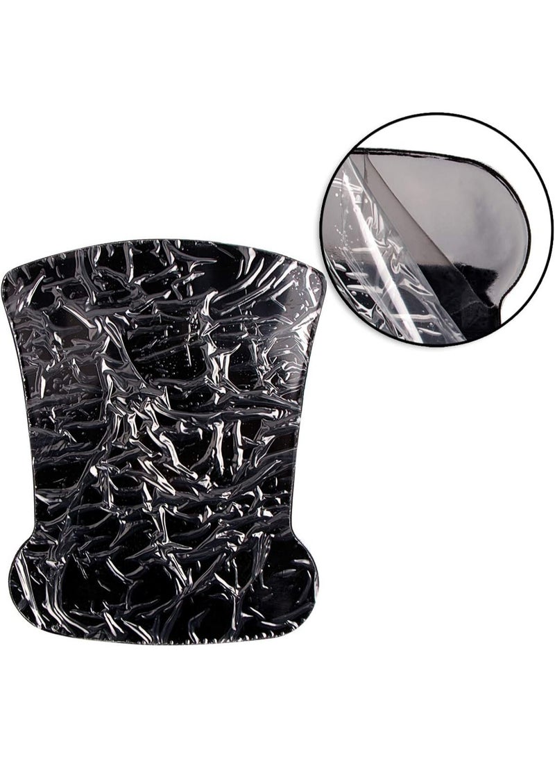 LIZIMANDU Mouse Pad With Wrist Rest – 25 X 20cm Gel Cushion & Memory Foam Pad Comfortable for Pain Relief – Non-Slip & Waterproof – Smooth Speed Surface For Mouse (Blue Flower ) - Image 5