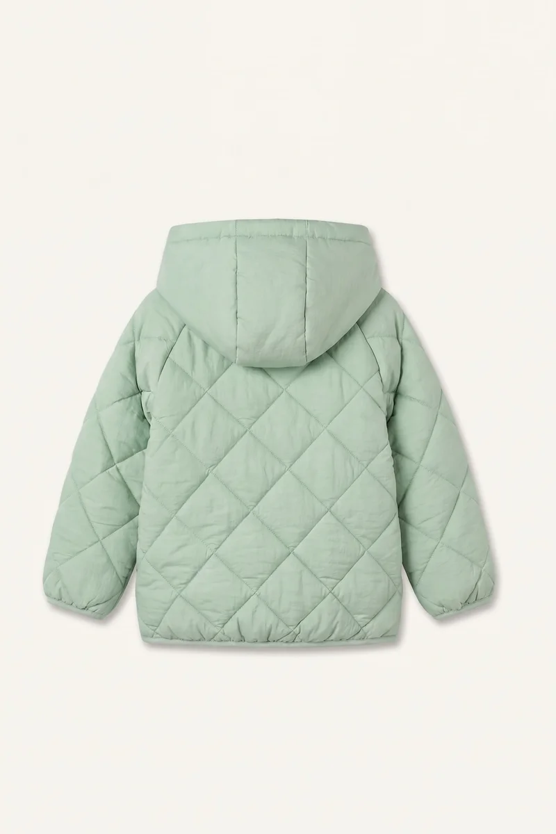 ديفاكتو Baby Girl Hooded Puffer Jacket