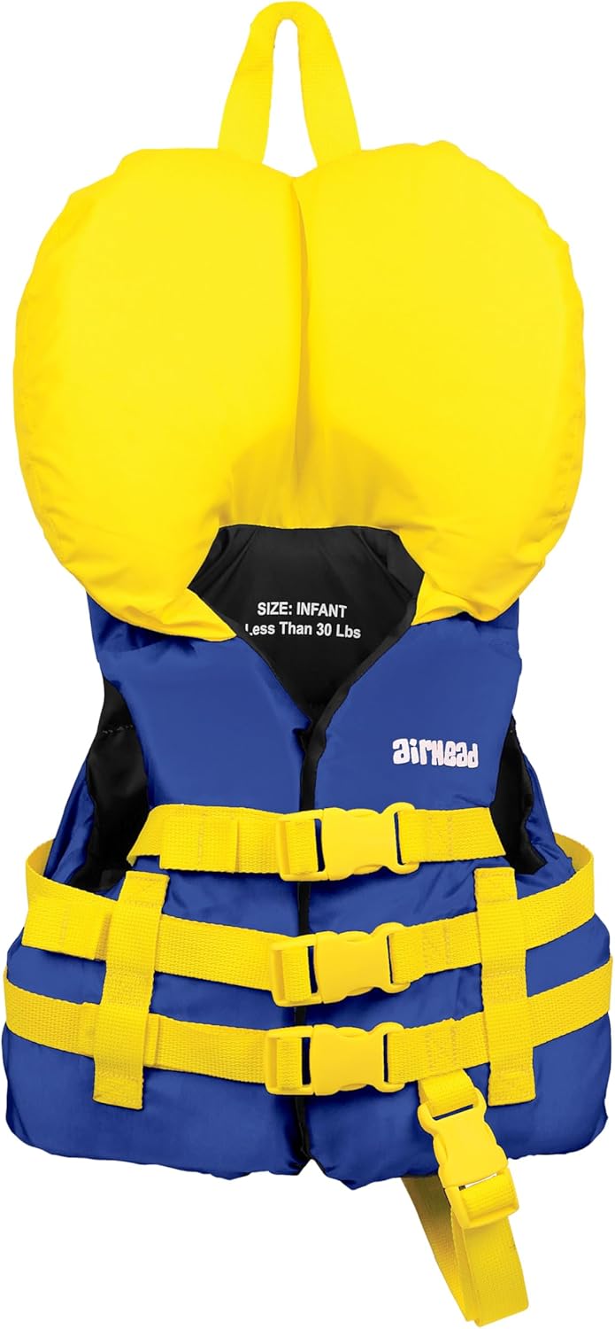 Airhead Infants General Purpose Life Jacket Coast Guard Approved 1530 lbs - Image 1