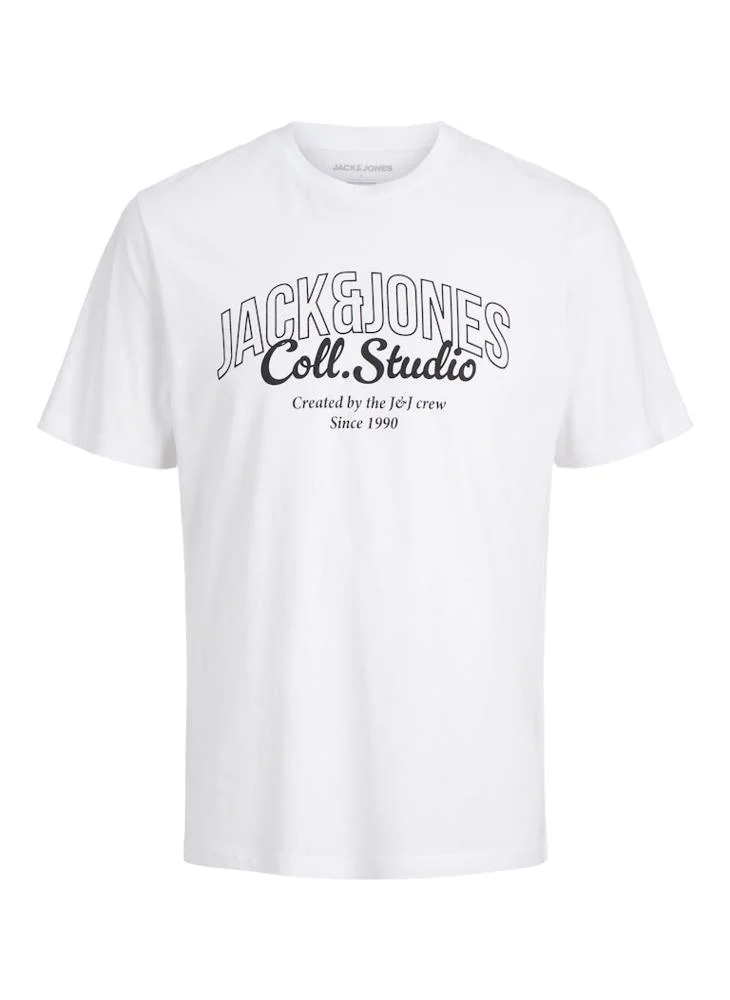 Jack Jones Jjmakoto Graphic Crew Neck T-shirt