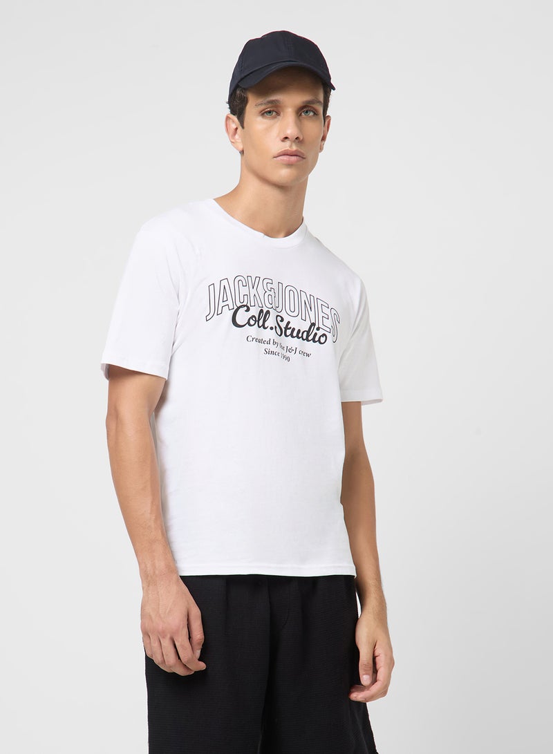 JACK & JONES Jjmakoto Graphic Crew Neck T-shirt  - Image 1