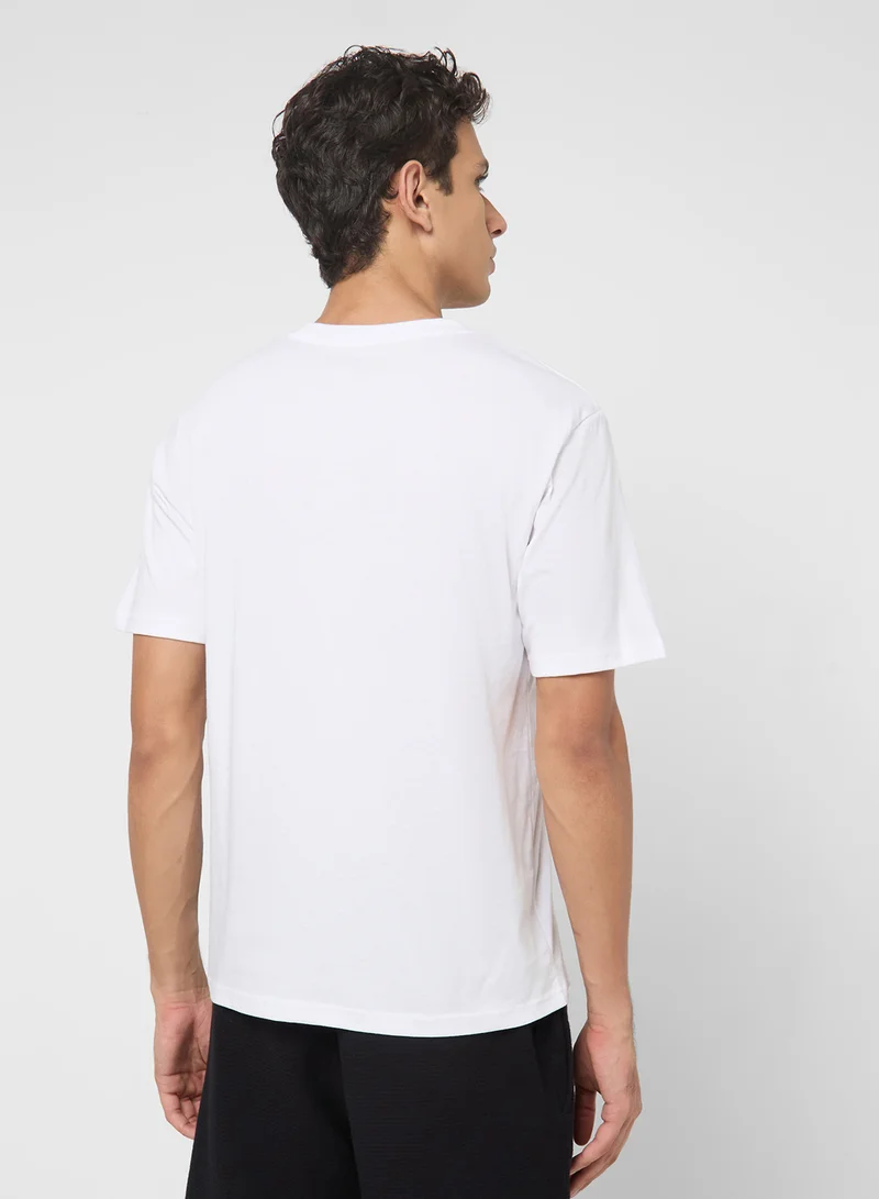 JACK & JONES Jjmakoto Graphic Crew Neck T-shirt