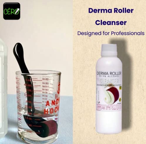 CERO ® Derma Roller Decontaminant Cleanser 99.9% Alcohol (200ml) – Derma Roller Cleaner Alcohol For Safe & Hygienic Derma Rolling, Eliminates Bacteria, Ensures Skin Safety & Protection - Image 2