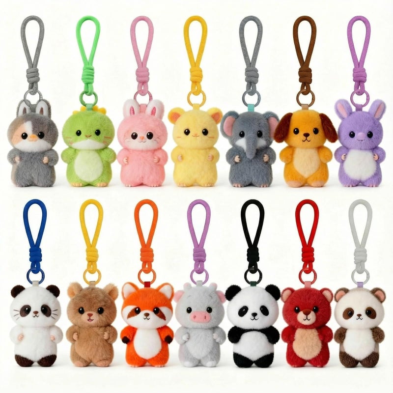 Cmidy Paracord Keychain Wristlet Bag Charm 12pcs Braided Strap Key Ring Rope Keychain Lanyard for Car Keys Phone Plush Toys - Image 2