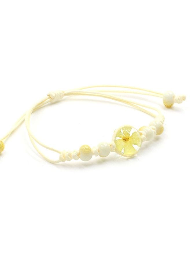 5esha Casual Women Handmade Real Dry Flower Bracelet  - Image 2