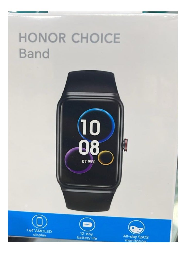 Honor Choice Mosin Band 1.64" Large AMOLED Screen 12 Days Battery Life All-Day Health Monitoring Black - Image 4