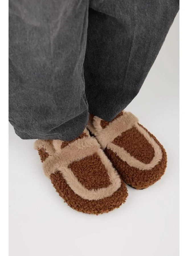 Manijero  Pelini Women's Teddy Flat Slipper Coffee. for Women | Best Price UAE