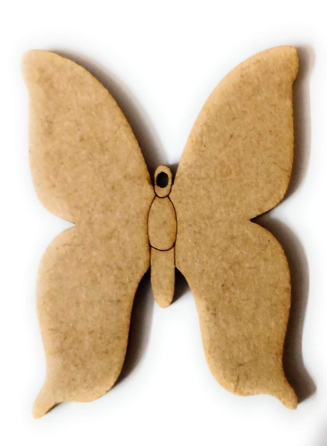 300Sparkles Wooden Butterfly Shapes MDF Laser Cutout Crafts Work Home, Room Decor, Artistic Kids DIY Art and Craft Work 20 pcs