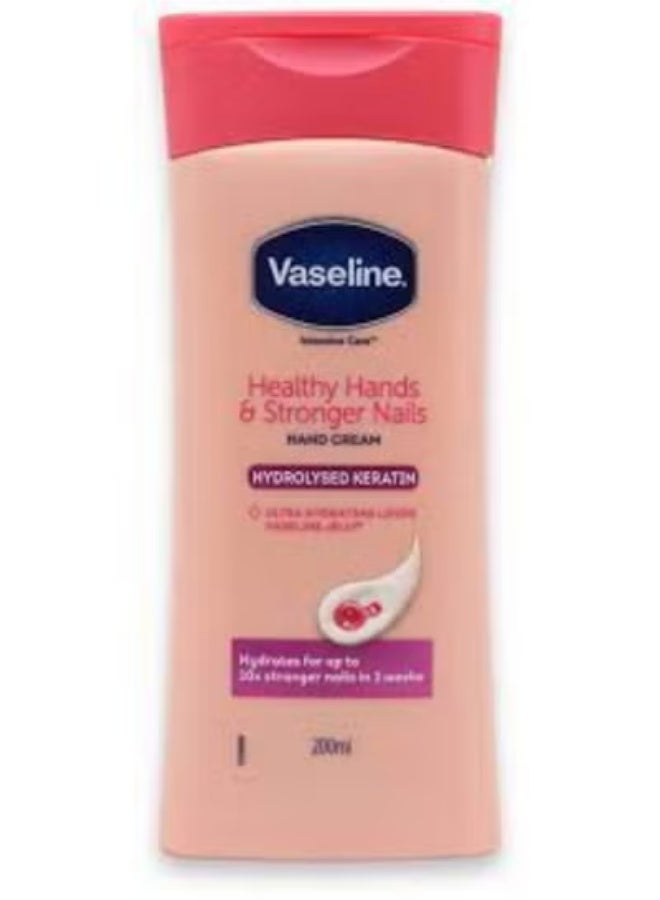Vaseline Intensive Care Healthy Hands Stronger Nails 200Ml - Image 1
