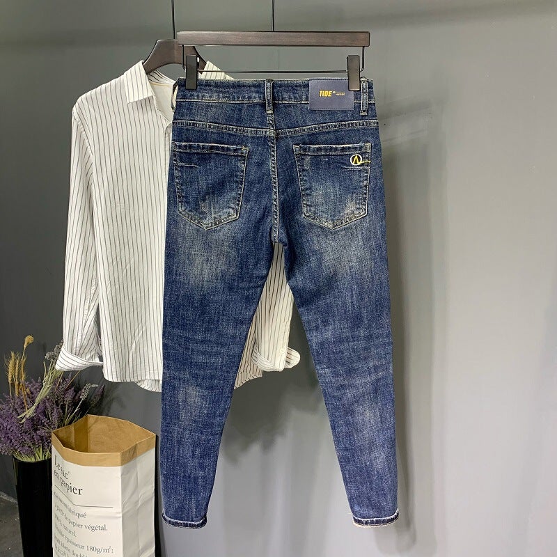 Unisex Classic Denim Jeans Loose Fit Daily Outdoor Wear - Image 5
