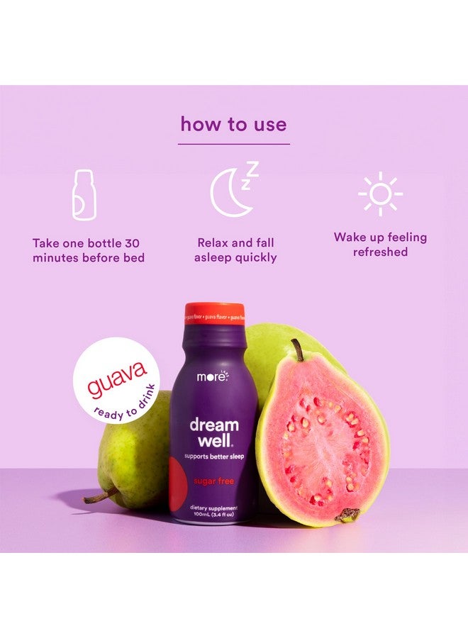 More Labs Dream Well, Holistic Sleep Drink Solution, Non-Habit Forming with Lemon Balm, Jujube Seed, Melatonin, Glycine (Pack of 12) - Image 4