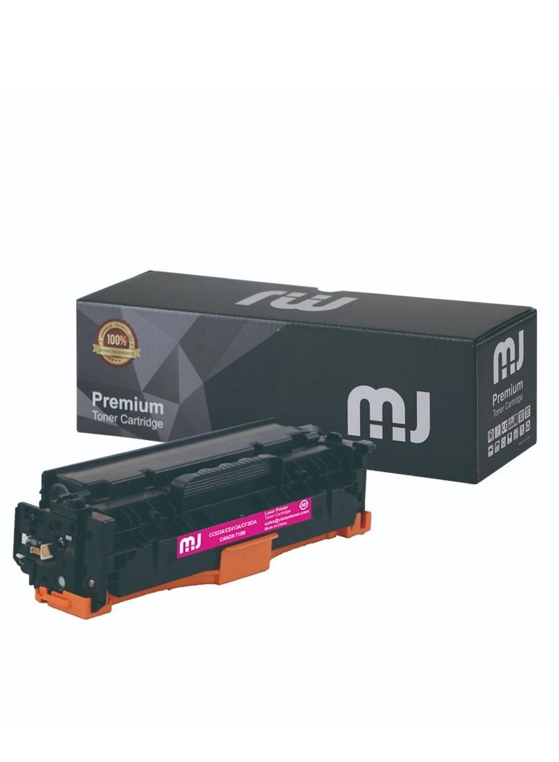 Compatible CE413A LaserJet Toner Cartridge, Red