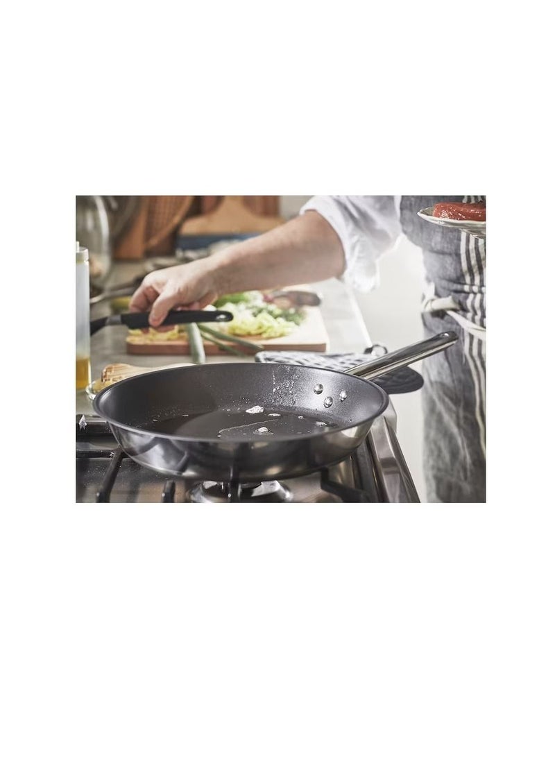 مقلاة ، ستنلس ستيل / طلاء غير لاصق 24 سم - Image 3