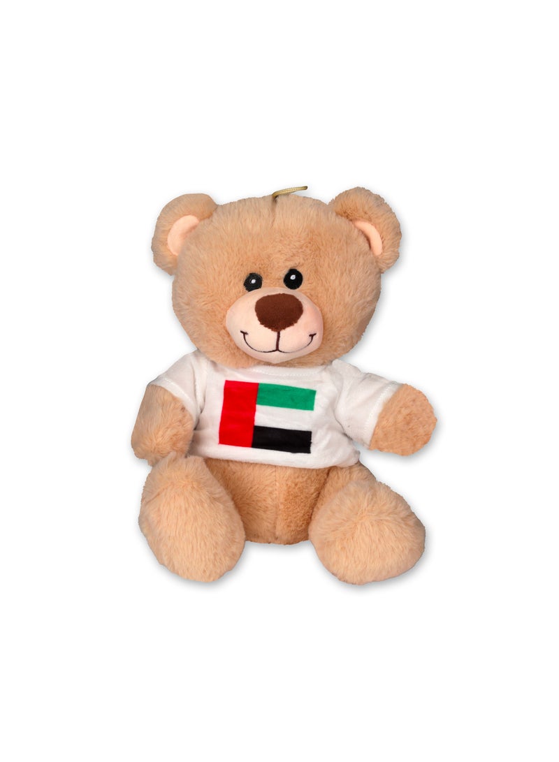 CUDDLES UK Cuddles - Bear UAE Plush Toys 50th Year Anniversary  10-Inch - Huggable and Cuddly Teddy Bear for Kids and Adults - Image 1