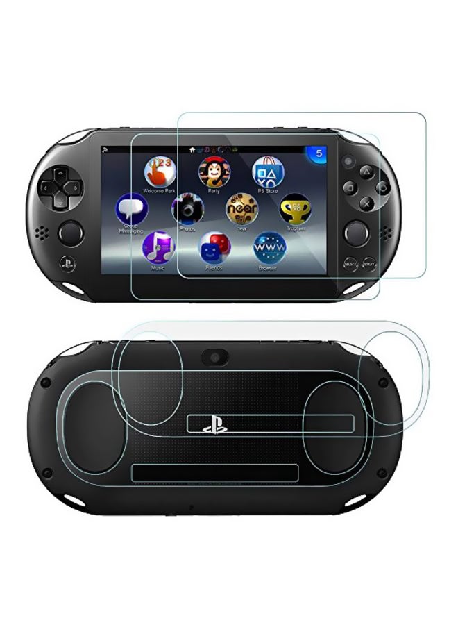 AFUNTA 2-Piece Tempered Glass Protective Screen Cover For Sony PlayStation Vita 2000 - Image 1