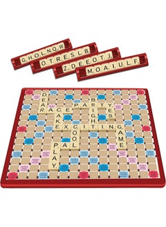 Winning Moves Tile Lock Scrabble by Winning Moves Games USA, Innovative Gameboard "Locks" Tiles In Place, for 2 to 4 Players, Ages 8 and Up  - Image 4
