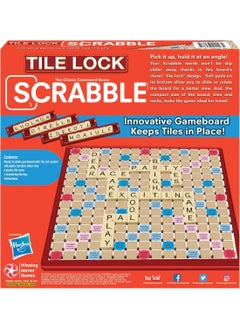 Winning Moves Tile Lock Scrabble by Winning Moves Games USA, Innovative Gameboard "Locks" Tiles In Place, for 2 to 4 Players, Ages 8 and Up  - Image 2