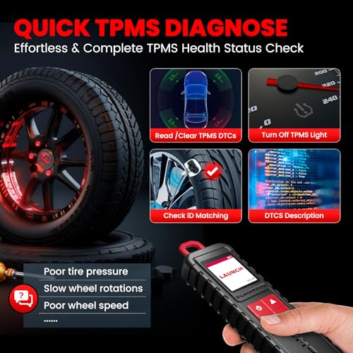 Launch 2026 New Launch X431 i-TPMS Tire Pressure Detector Tool,Relearn,Reset and Coding TPMS sensors,Work with CRP123I/X/E 3.0,CRP919E/X,X431 V/V+/PRO Elite,PRO3S+/ACE,App Based for Android,Upgrade of TSGUN - Image 5