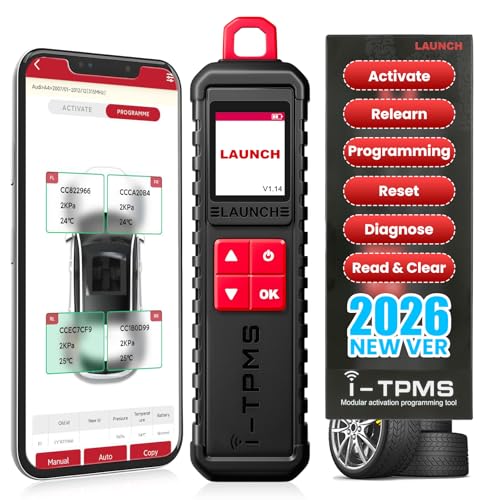 Launch 2026 New Launch X431 i-TPMS Tire Pressure Detector Tool,Relearn,Reset and Coding TPMS sensors,Work with CRP123I/X/E 3.0,CRP919E/X,X431 V/V+/PRO Elite,PRO3S+/ACE,App Based for Android,Upgrade of TSGUN - Image 1