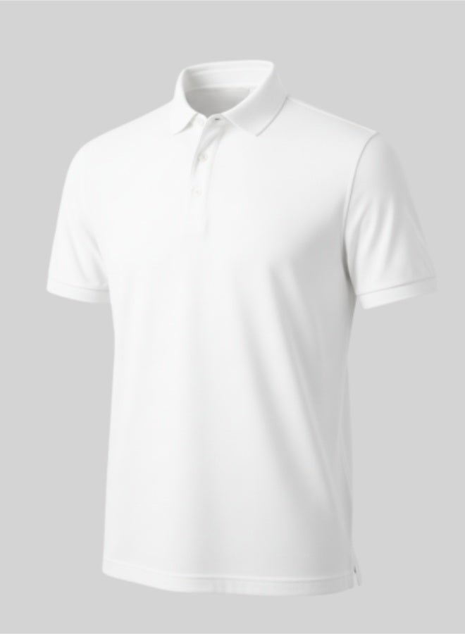  نسمعك بولو جاف فائق الجودة للرجال من مزيج القطن - سريع الجفاف، نسيج قابل للتنفس، ملابس جولف وأزياء كاجوال للأداء - Image 1