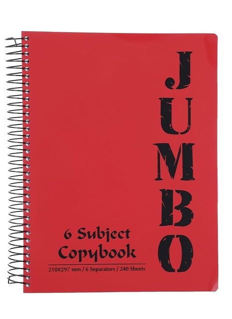 Jumbo Notebook 6 Subject - 240 Sheets A4