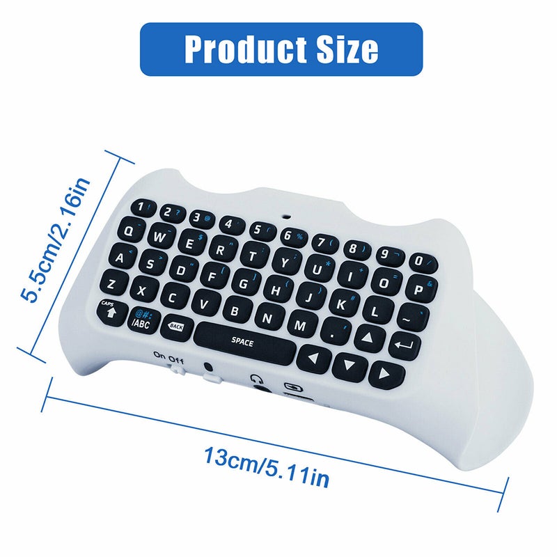 📦 لوحة مفاتيح لاسلكية صغيرة للألعاب بتصميم مريح وبلوتوث - Image 5