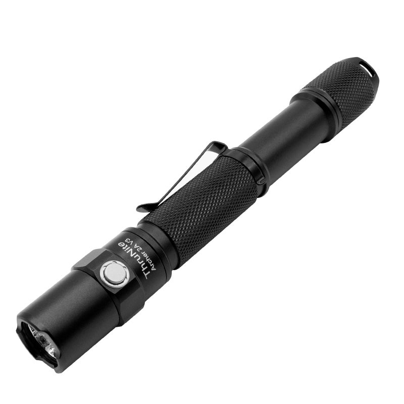 ThruNite LED Flashlight Archer 2A V3, 500 Lumens Mini AA Flashlight with Lanyard, IPX8 Water-Resistant Dual Switch Outdoor Flash Light for Hiking, Camping, Everyday Use, EDC - CW - Image 1