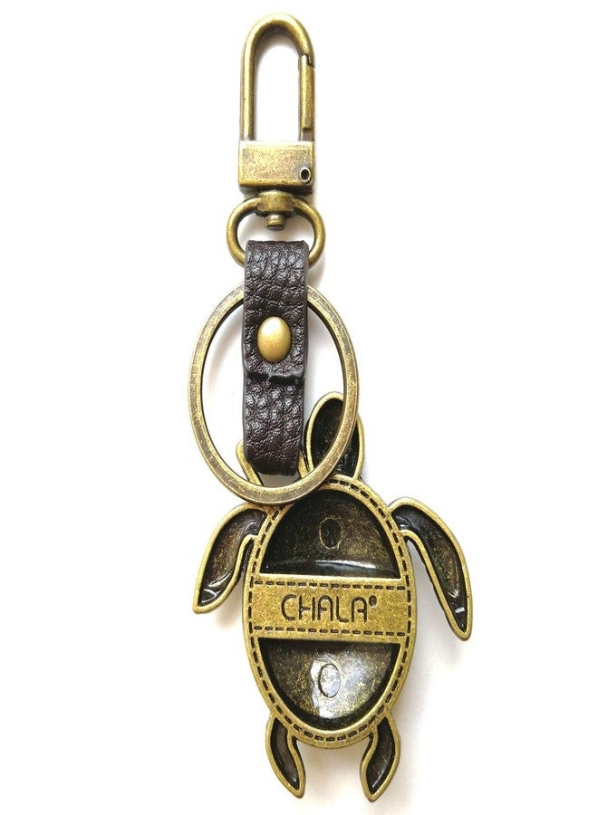Chala Bronze Color Metal- Purse Charm, Key Fob, keychain (Sea Turtle) - Image 2