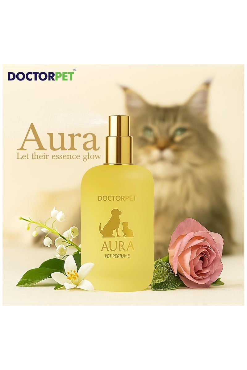 DOCTERPET Doctor Pet Aura Pet Perfume - 50ml - Soft Fresh Scent for Pets - Crisp, Clean & Elegant Fragrance Mist for Pets - Image 4