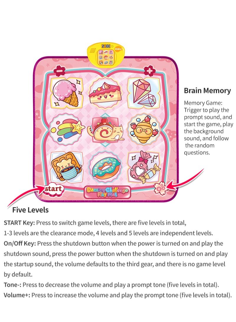 ما بيبي لعبة جديدة للأطفال دواسة بطانية الرقص التفاعل بين الوالدين والطفل ذكي لعبة كعكة الموسيقى الالكترونية بطانية - Image 4