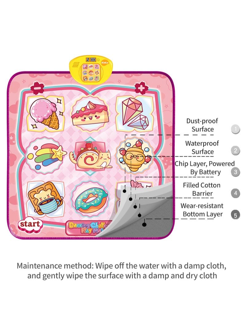 ما بيبي لعبة جديدة للأطفال دواسة بطانية الرقص التفاعل بين الوالدين والطفل ذكي لعبة كعكة الموسيقى الالكترونية بطانية - Image 5