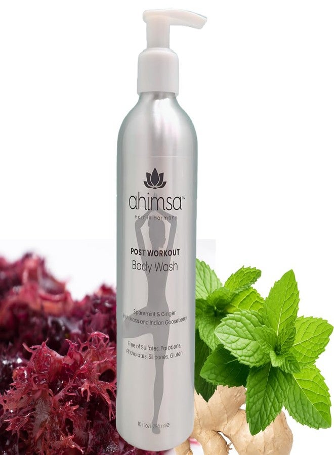 Ahimsa Irish Moss Body Wash | Revitalizing Spearmint & Ginger | Antioxidant Rich, Gentle Clean | Vegan, Sustainable - Image 1