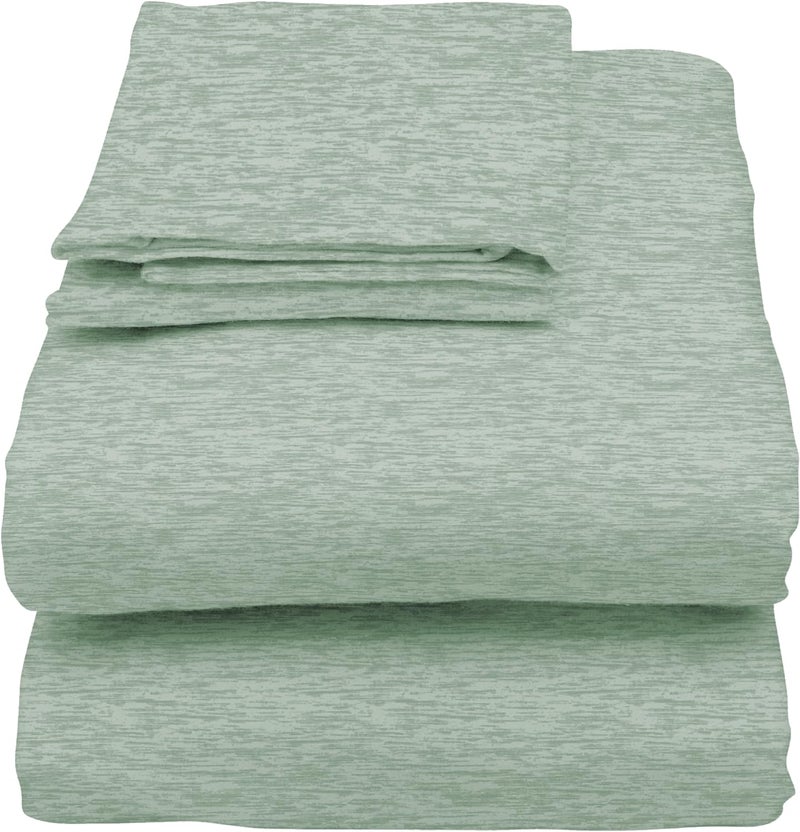 U.S. Polo Assn. U.S. Polo Assn. All Season  Soft and Cozy T-Shirt Material  1800 Thread Count 4-Piece Cotton Rich Jersey Sheet Set - Image 2