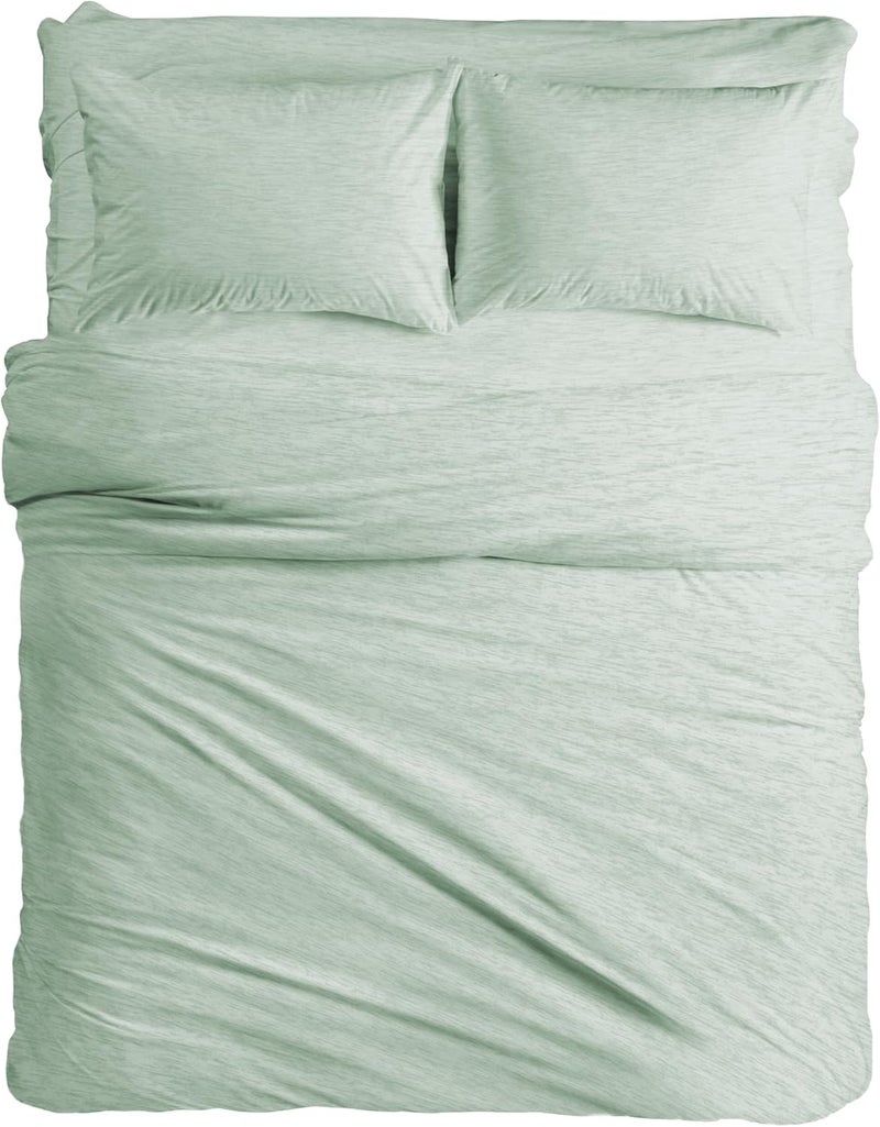 U.S. Polo Assn. U.S. Polo Assn. All Season  Soft and Cozy T-Shirt Material  1800 Thread Count 4-Piece Cotton Rich Jersey Sheet Set - Image 3