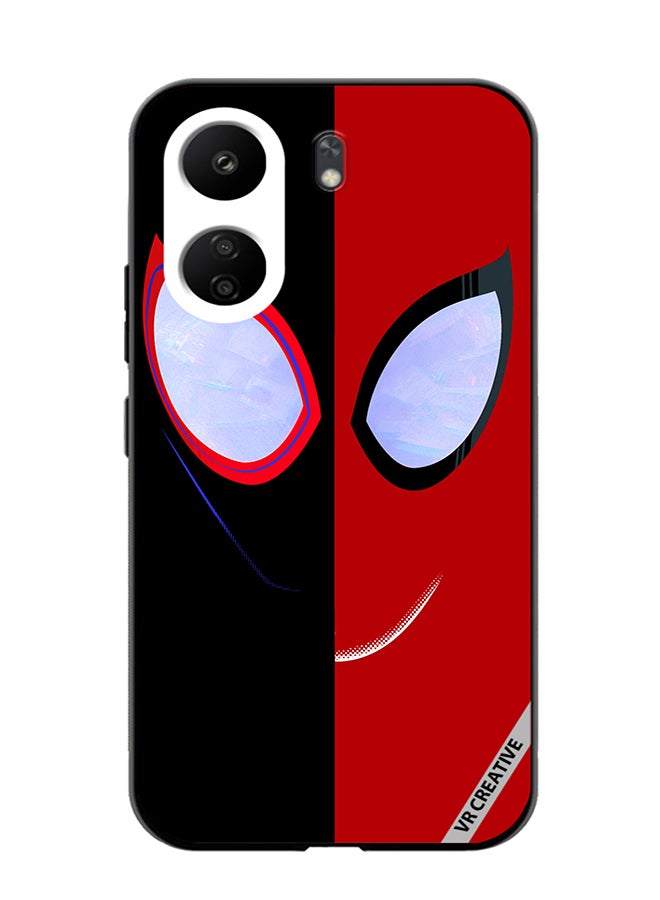 VR CREATIVE Protective Case Cover For Xiaomi Redmi 13C Spiderman Design Multicolour - Image 1