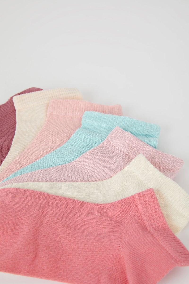 ديفاكتو شرابات قصيرة بناتي قطن من 7 قطع  - Image 5