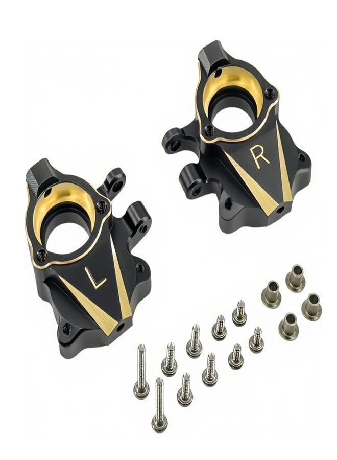 FSDKEDUF 34g Coating Brass Steering Knuckle Black for Redcat Ascent-18 Rc Car Upgrade Parts Crawler Accessories 1/18 - Image 2