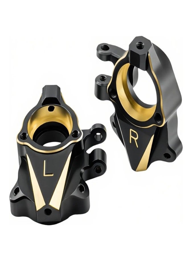 FSDKEDUF 34g Coating Brass Steering Knuckle Black for Redcat Ascent-18 Rc Car Upgrade Parts Crawler Accessories 1/18 - Image 1