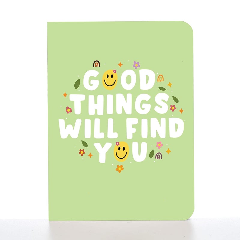 FACTOR NOTES دفتر A6: مخطط | 90 جرام لكل متر مربع | 160 صفحة (الأشياء الجيدة ستجدك) - Image 1