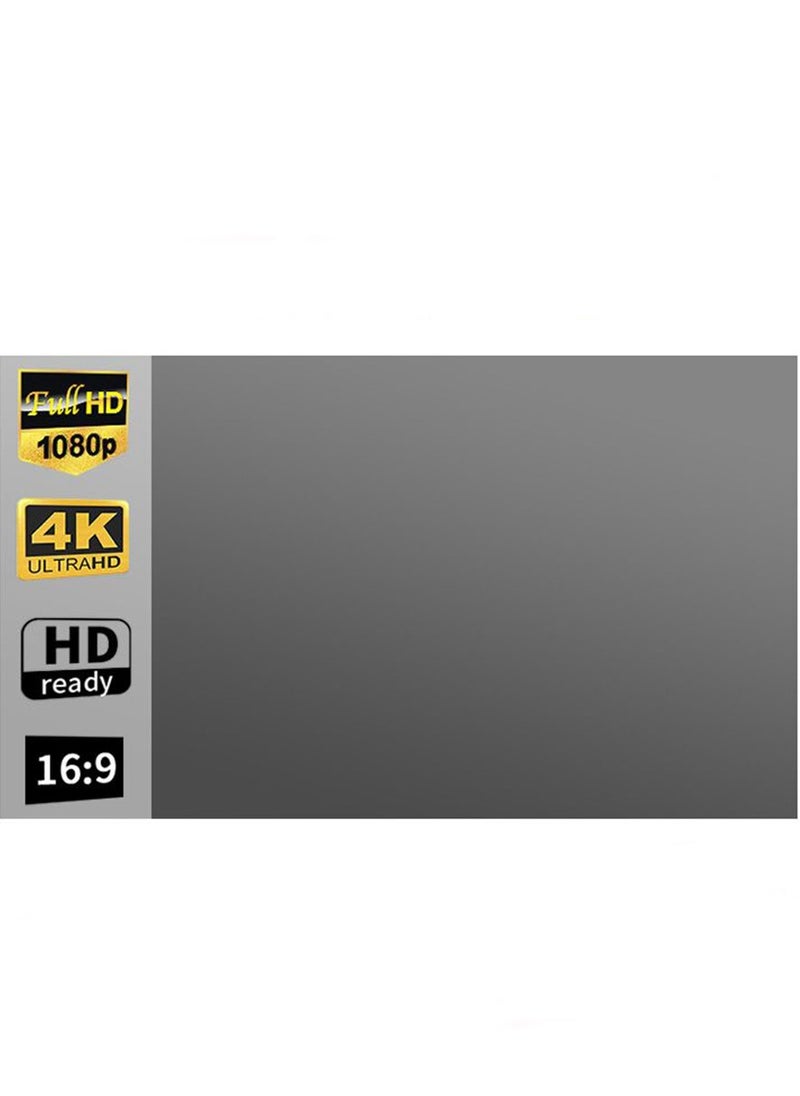 4K Ultra Clear Anti-Glare Projector Screen 100 Inch Foldable - Dual Sided HD Projection Screen for Indoor/Outdoor Movies, Home Theater & Portable Use (16:9 Aspect Ratio)