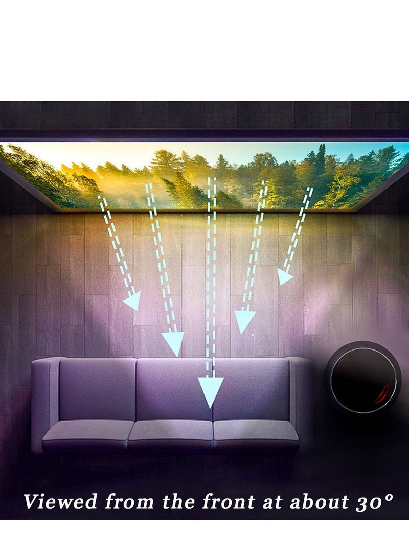 Furtey 4K Ultra Clear Anti-Glare Projector Screen 100 Inch Foldable - Dual Sided HD Projection Screen for Indoor/Outdoor Movies, Home Theater & Portable Use (16:9 Aspect Ratio)  - Image 5