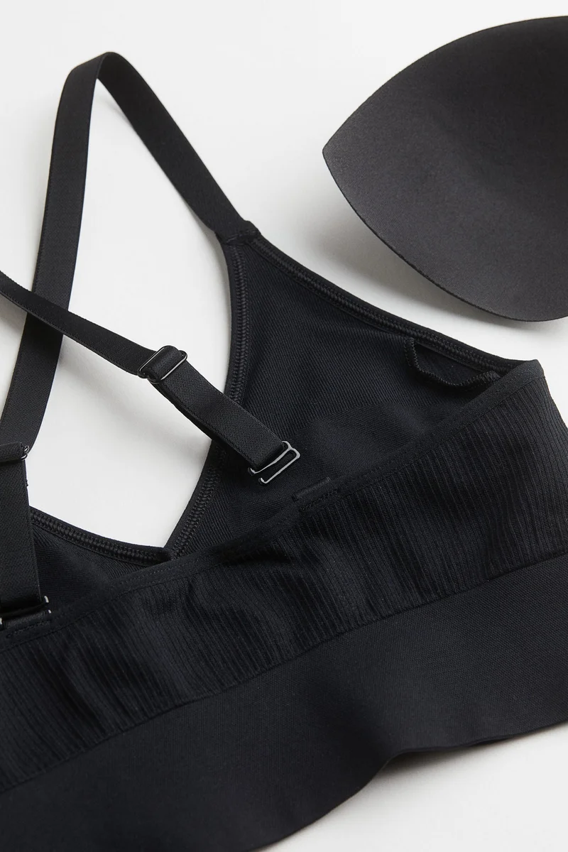 اتش اند ام Seamless Sports Bra Medium Support