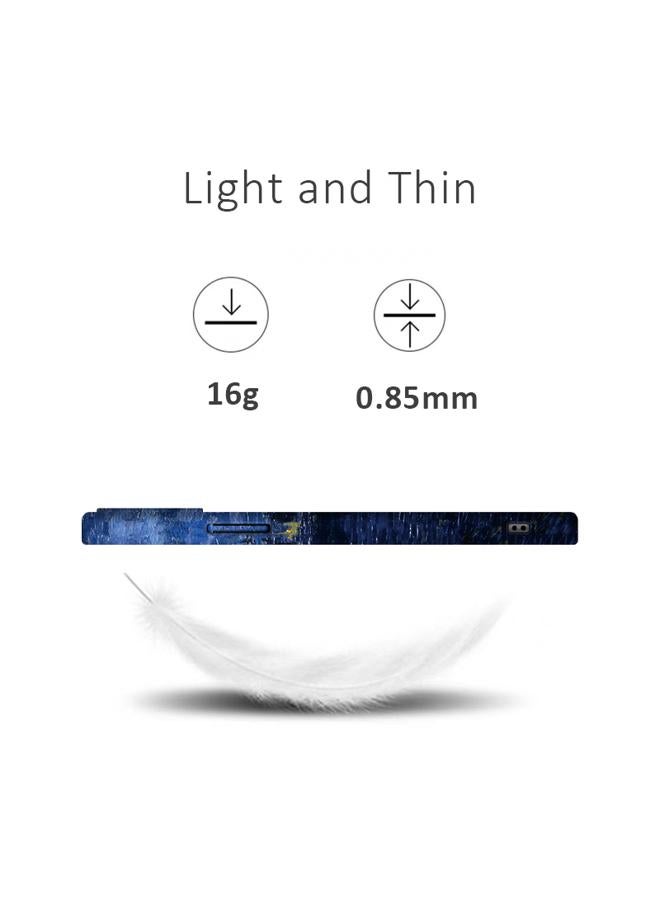 Apple iPhone 15 Pro Art Oil Painting Phone Case - Van Gogh Starry Night Over the Rhone - Full Pack Frosted Cool Creative Lens Anti Drop Case - Image 4