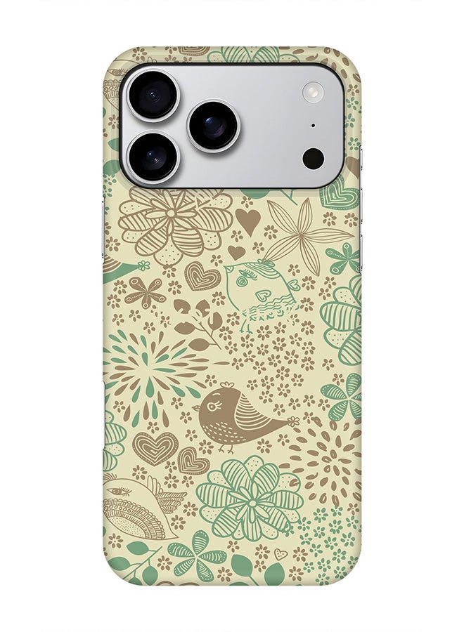 Stylizedd For iPhone 17 Pro Max,Case, [Compatible with MagSafe] Magnetic cover Slim fit Protection Matte, - Cozy Garden