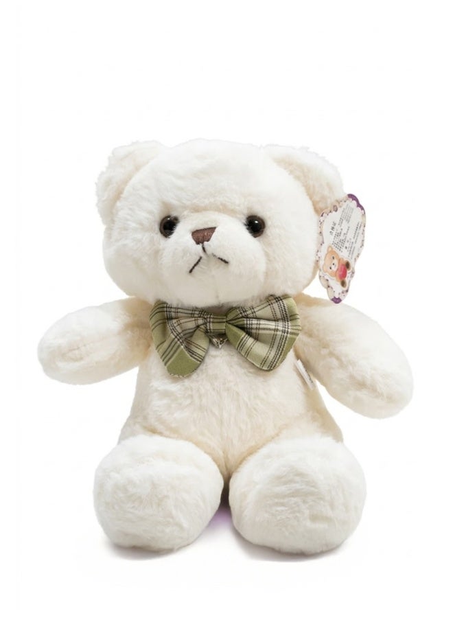 Crazy Boss Soft Teddy Bear Plush Toy with Bow Tie | Cute Stuffed Animal Doll | Kids Gift & Home Décor - Image 1