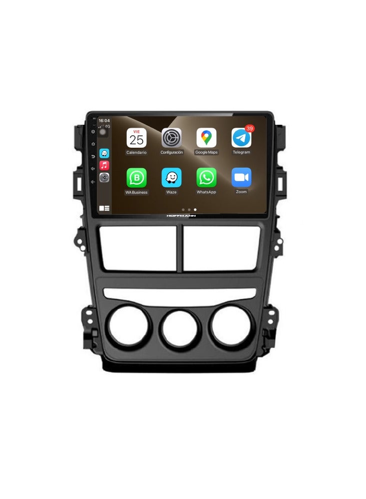 شاشة أندرويد لتويوتا ياريس 2018 2019 2020 2 جيجا بايت رام 32 جيجا بايت ذاكرة تدعم شاشة تعمل باللمس عالية الدقة مقاس 9 بوصات مدمجة بلوتوث راديو USB واي فاي متجر Play كاميرا احتياطية متضمنة - Image 1