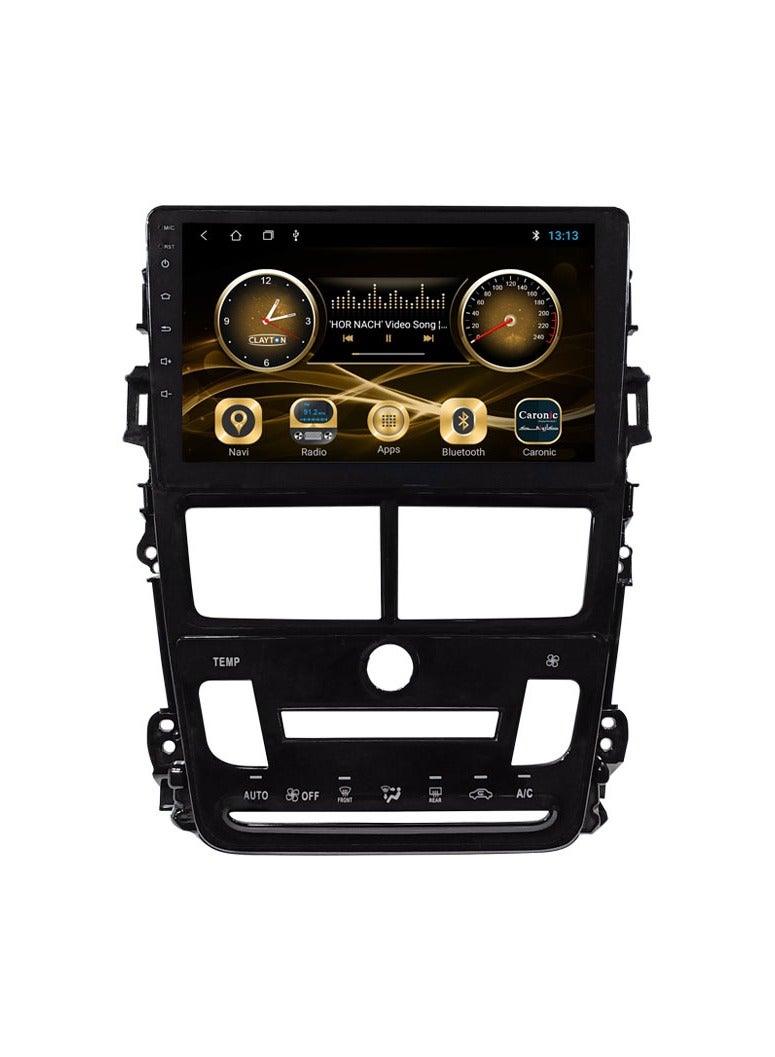 شاشة أندرويد لتويوتا ياريس 2018 2019 2020 2 جيجا بايت رام 32 جيجا بايت ذاكرة تدعم شاشة تعمل باللمس عالية الدقة مقاس 9 بوصات مدمجة بلوتوث راديو USB واي فاي متجر Play كاميرا احتياطية متضمنة - Image 3