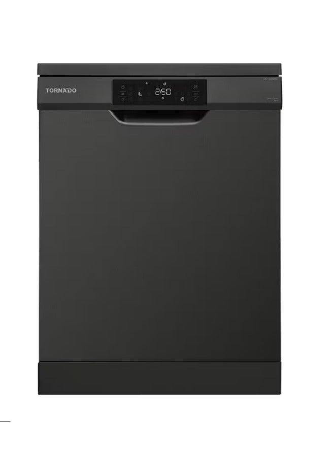TORNADO Dishwasher 13 Persons,60 Cm,Digital Screen,Black TDV-FN138C-BK 